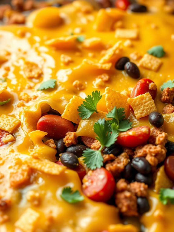 spicy sausage baked casserole