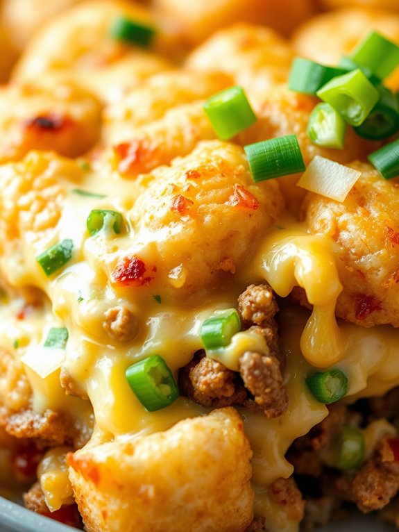 spicy tater tot casserole