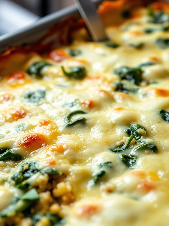 spinach and cheese casserole