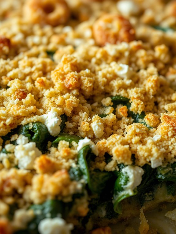 spinach and feta casserole