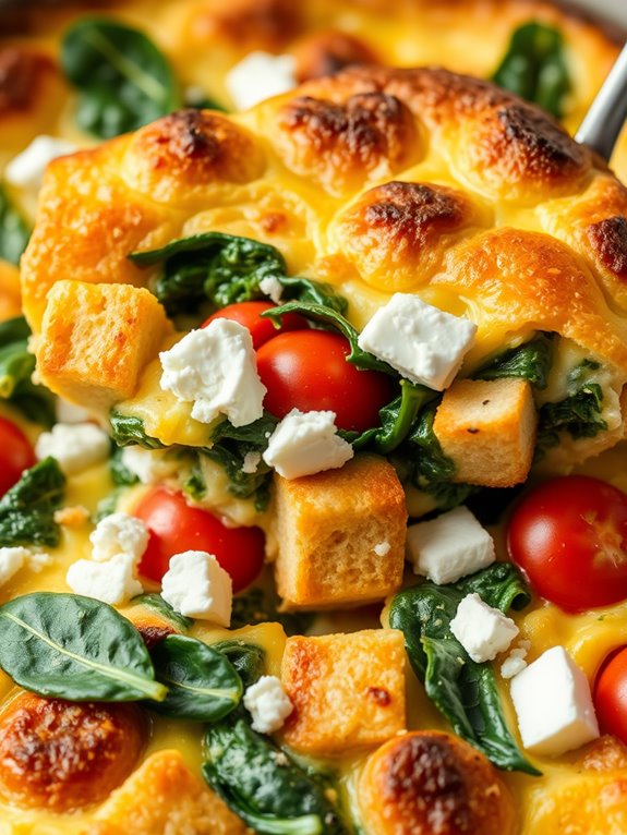spinach and feta casserole