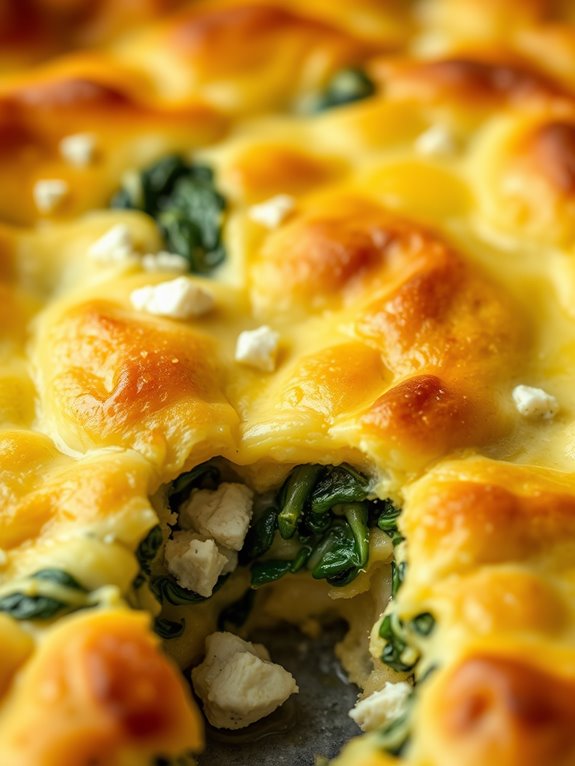 spinach and feta casserole