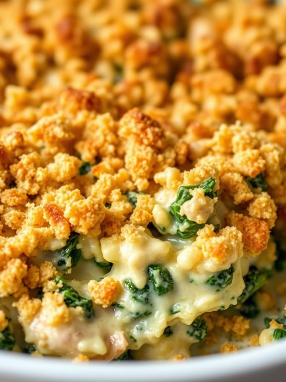 spinach artichoke chicken bake