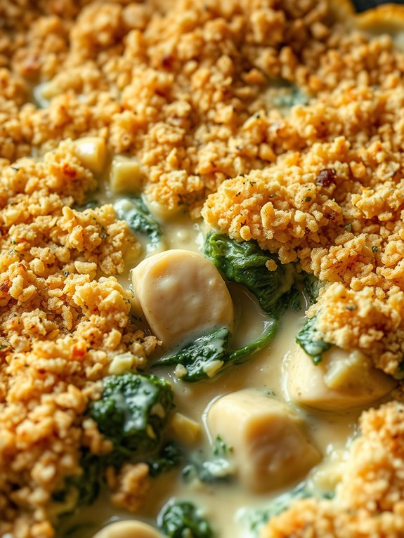 spinach artichoke chicken dish
