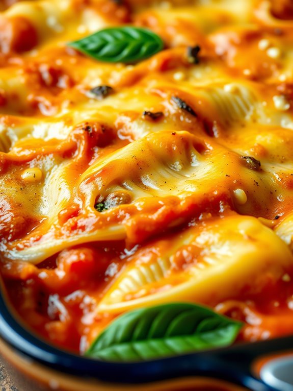 spinach ricotta stuffed shells
