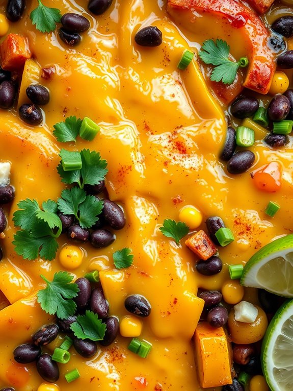 squash and black bean casserole