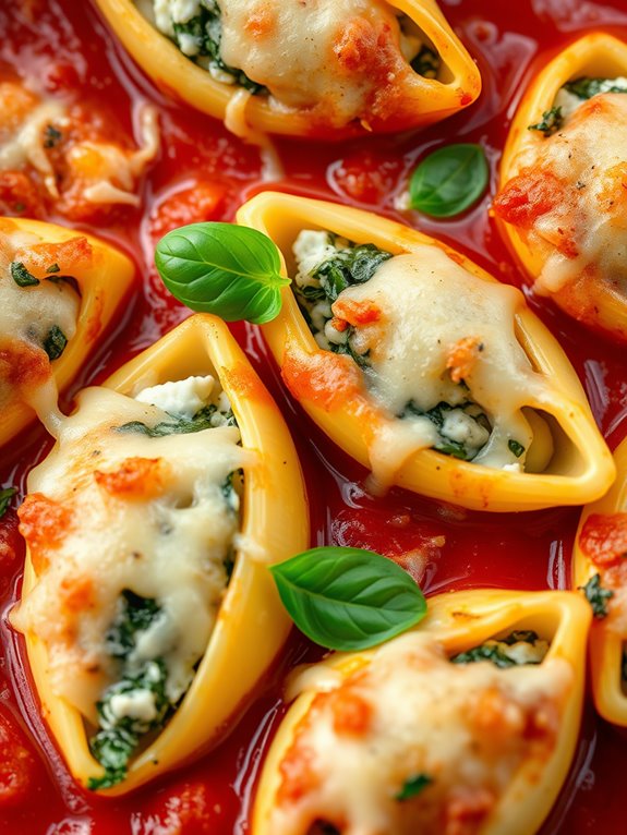 stuffed pasta with cheese