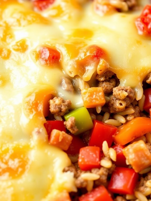 stuffed pepper beef casserole