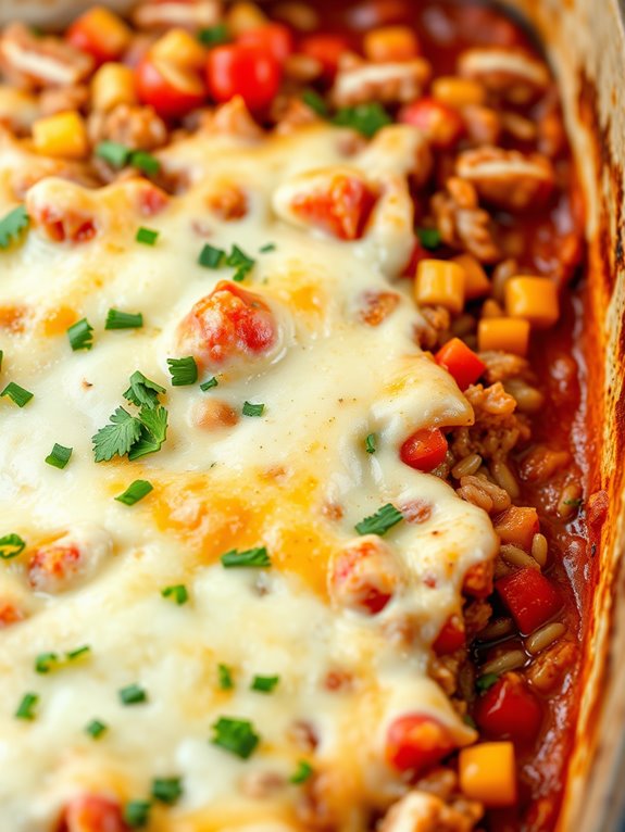 stuffed pepper turkey casserole