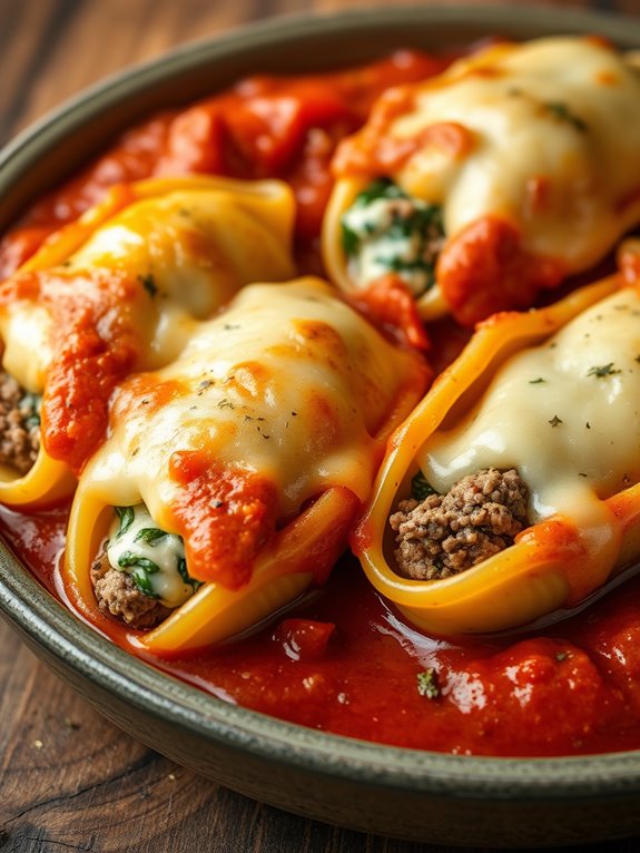 stuffed shells with pork