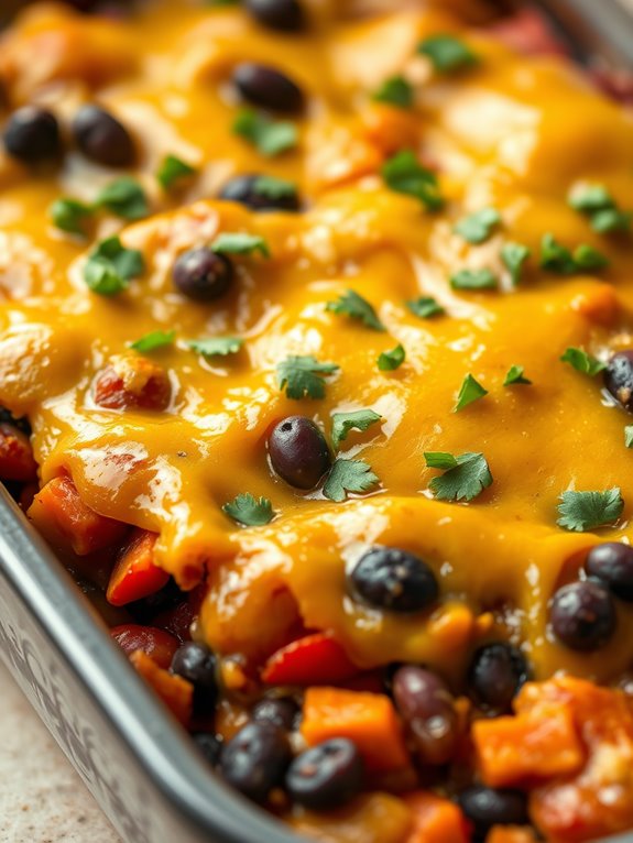 sweet potato black bean casserole