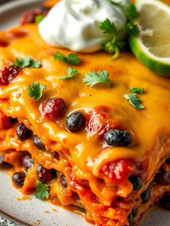 sweet potato black bean casserole