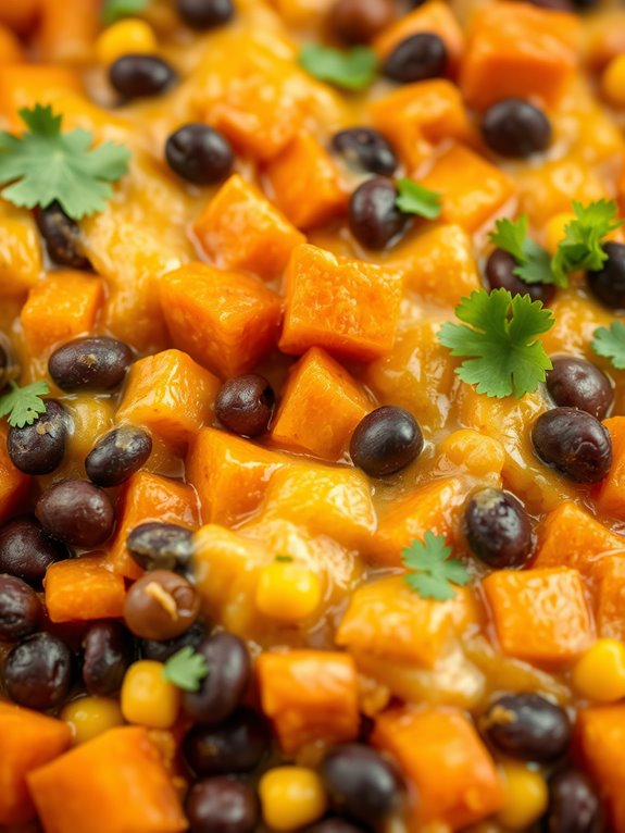sweet potato black bean casserole