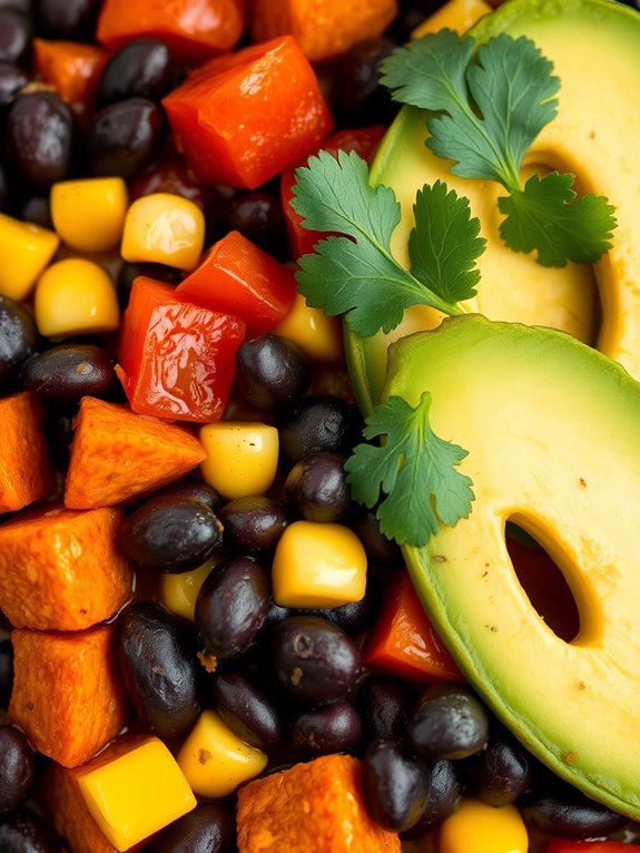 sweet potato black bean casserole