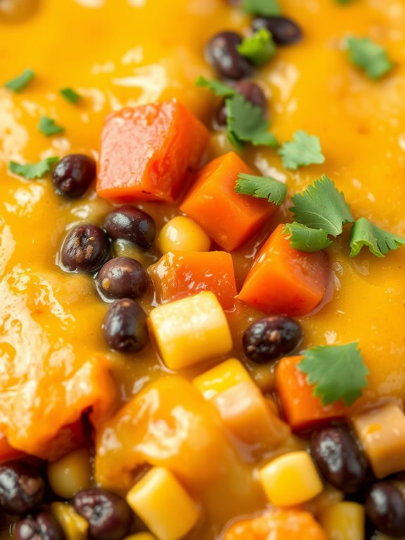 sweet potato black bean casserole
