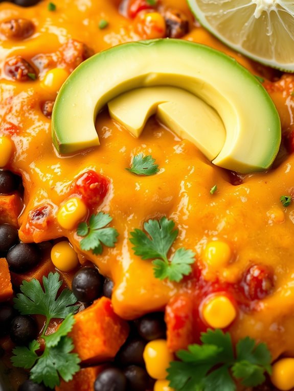 sweet potato black bean casserole