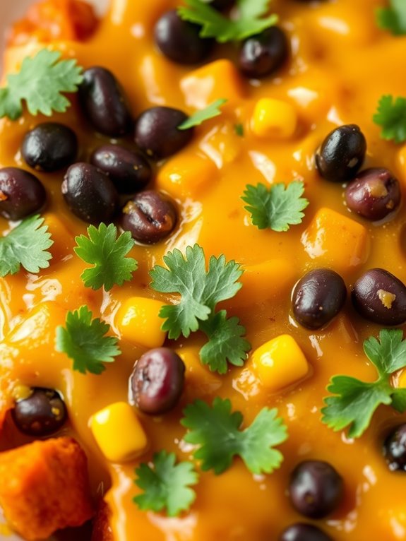 sweet potato black bean casserole