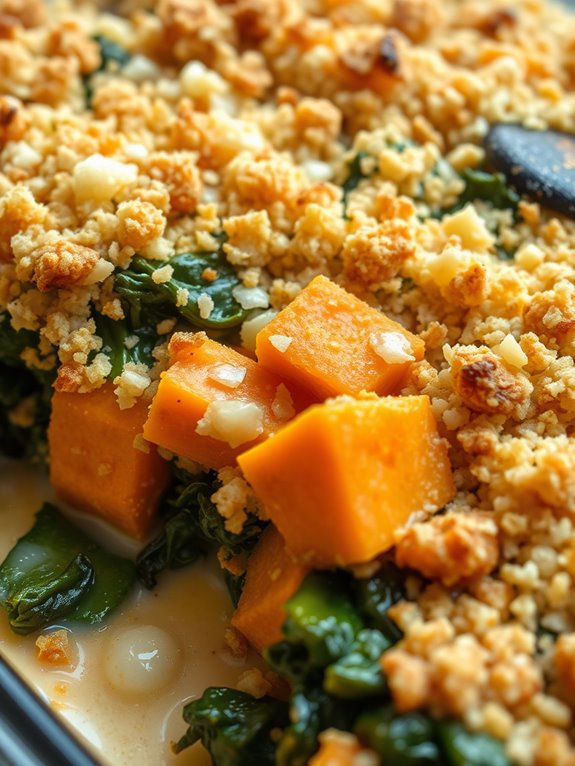 sweet potato kale casserole