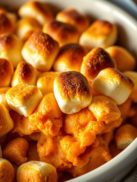 sweet potato marshmallow dish