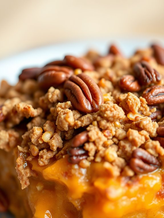 sweet potato pecan dish