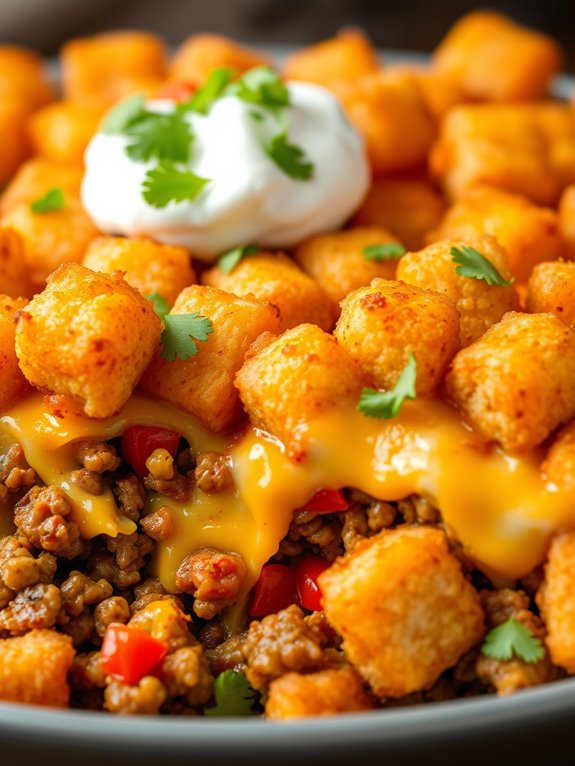 taco tater tot casserole