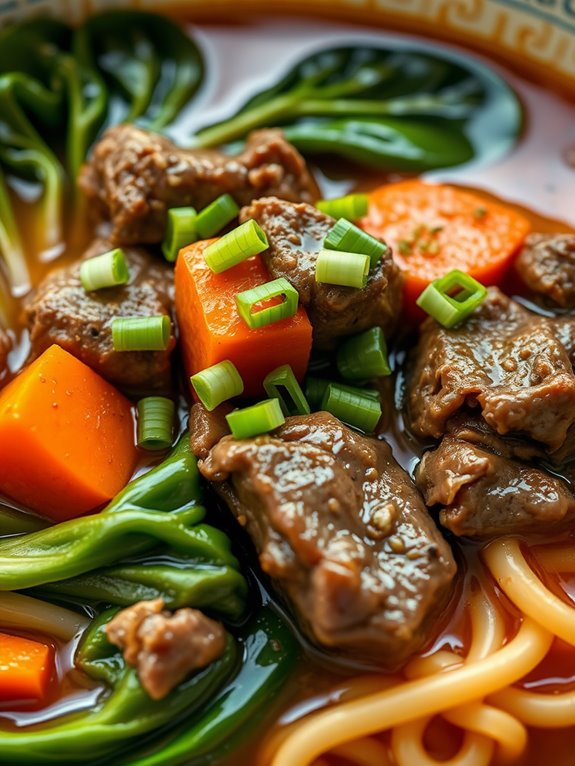 taiwanese beef noodle dish