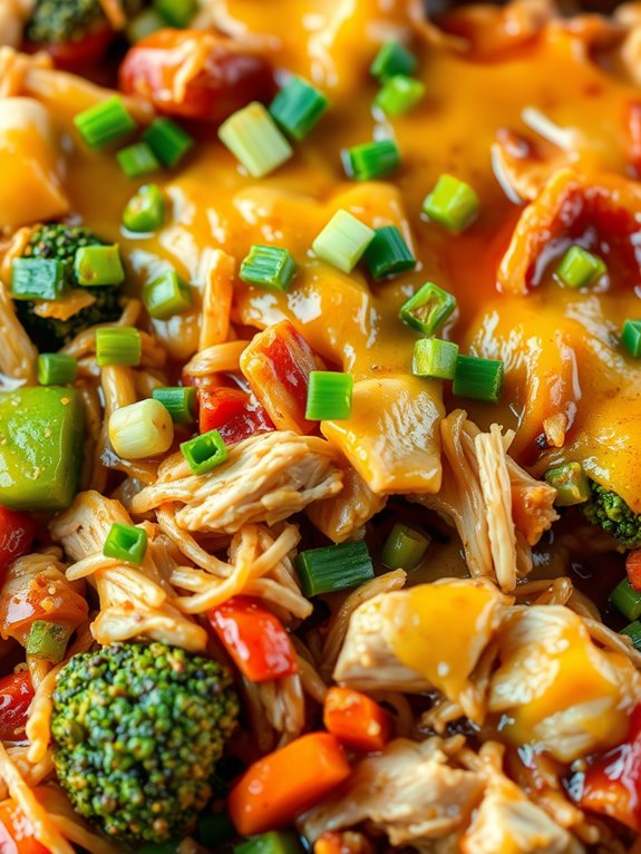 teriyaki chicken vegetable bake