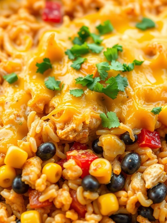 tex mex chicken rice dish