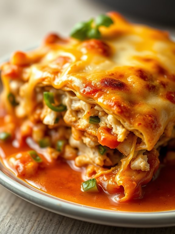 tomato soup quesadilla casserole