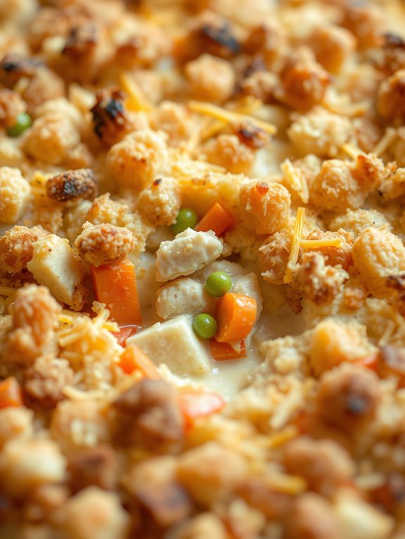 turkey and stuffing dish