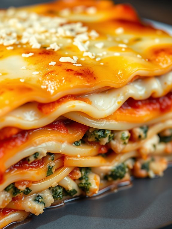 turkey spinach lasagna recipe