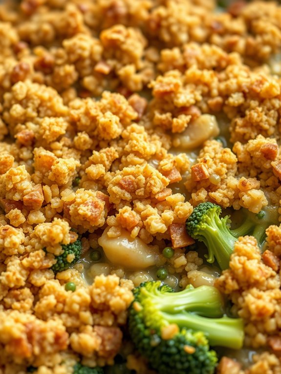 vegan broccoli quinoa dish