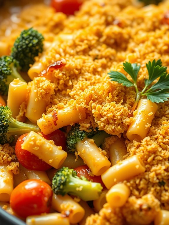 vegan cheesy macaroni bake