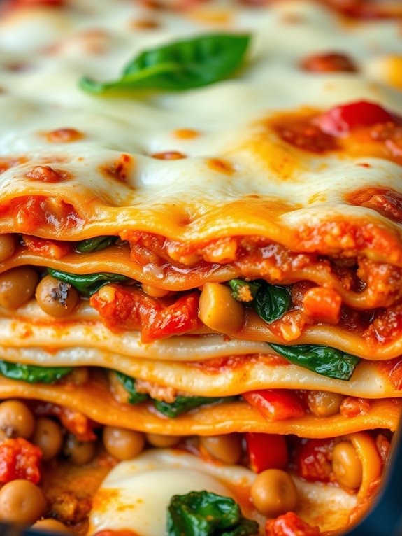 vegan lentil vegetable casserole