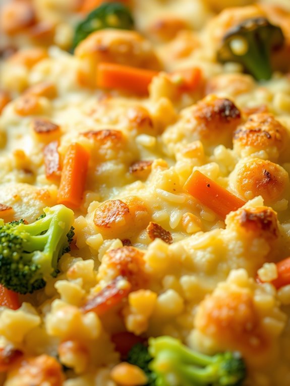vegetable casserole with cauliflower