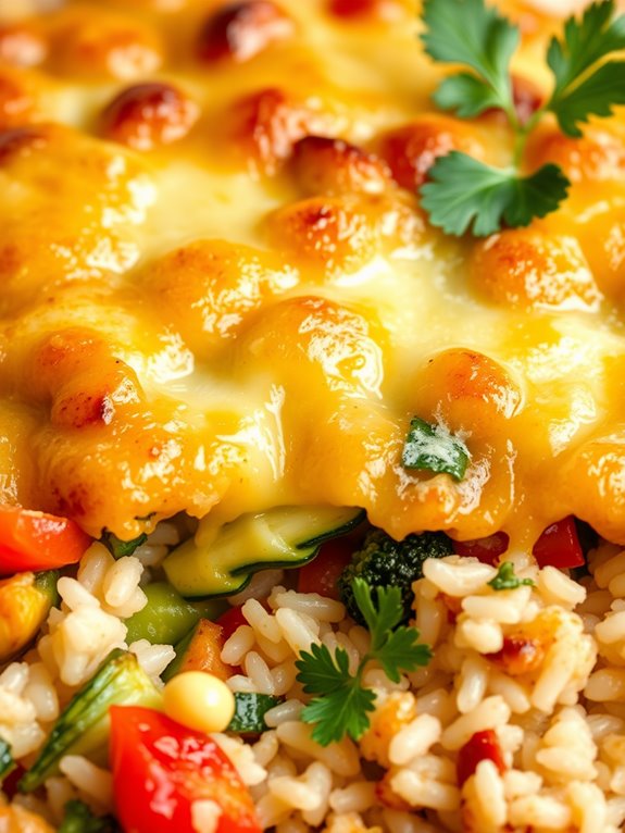 vegetable rice bake recipe