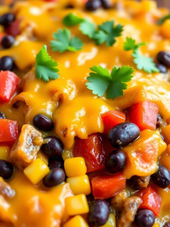 vegetarian casserole with beans
