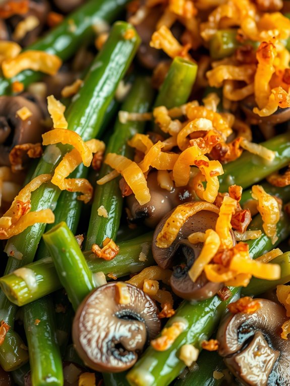 vegetarian casserole with mushrooms