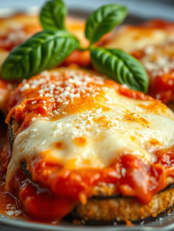 vegetarian dish with eggplant