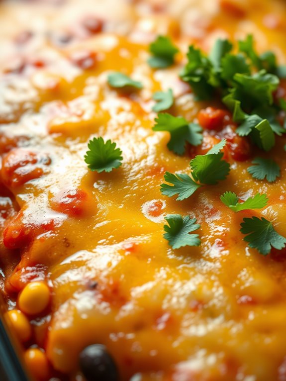 vegetarian mexican enchilada dish