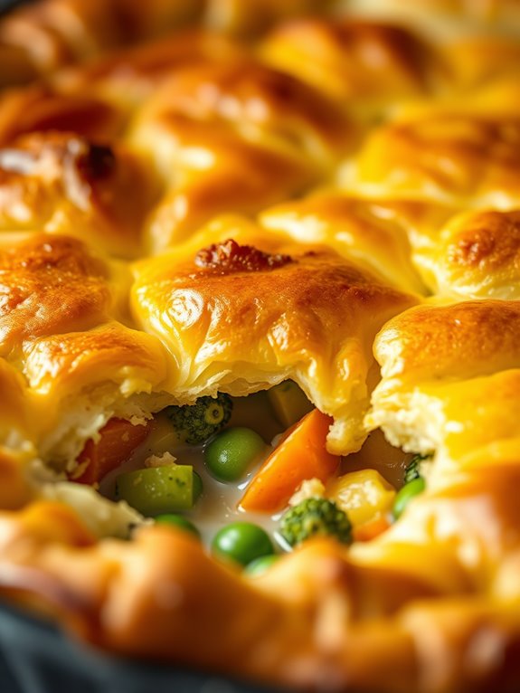 vegetarian pot pie casserole