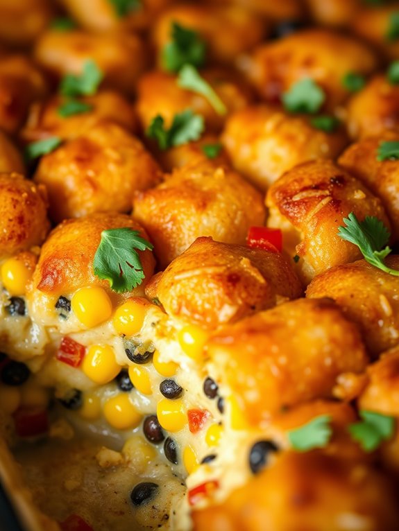vegetarian tater tot casserole
