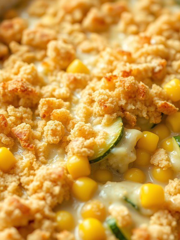 vegetarian zucchini corn dish