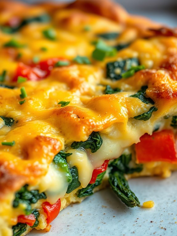 veggie packed morning frittata