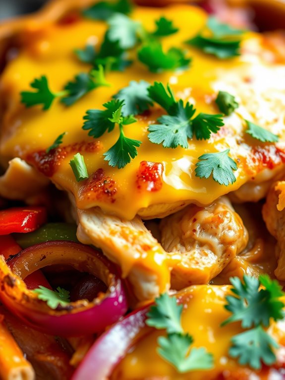 zesty chicken fajita bake