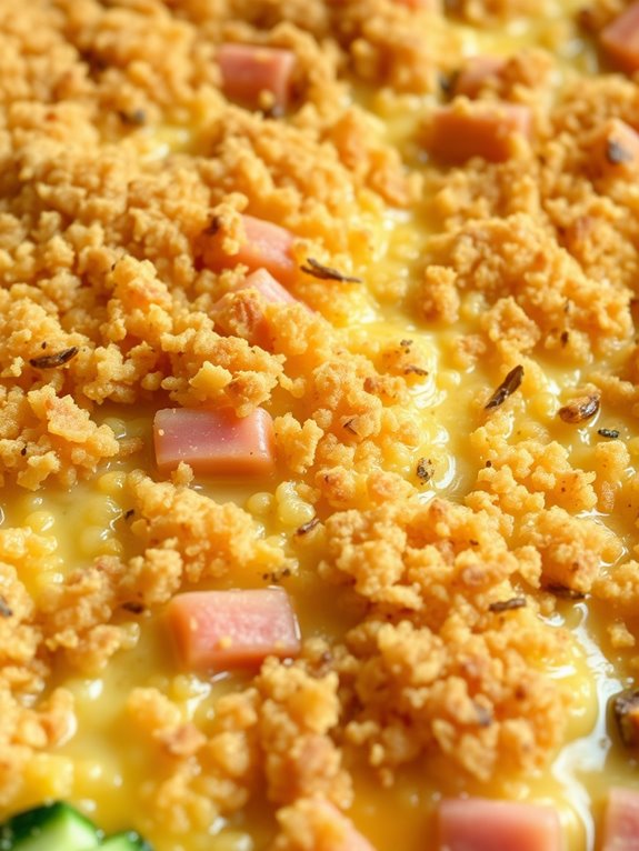 zucchini and ham dish