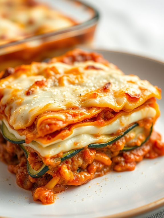 zucchini based lasagna dish