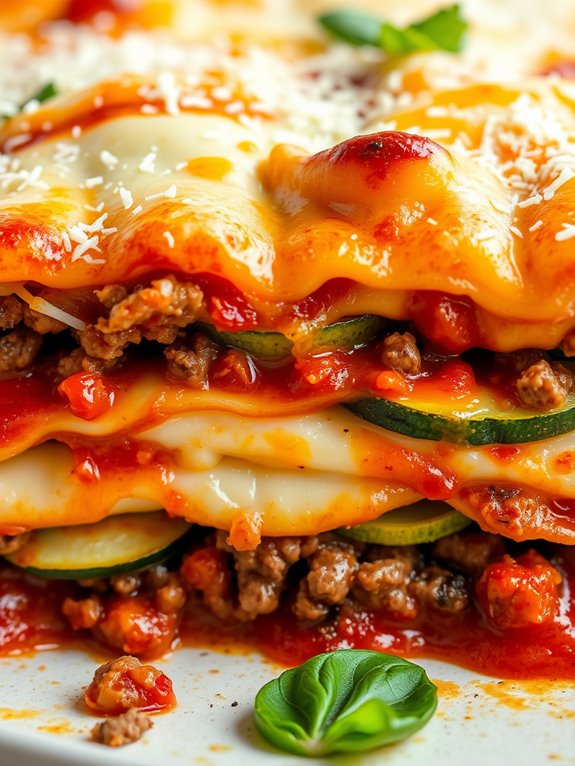 zucchini beef lasagna recipe