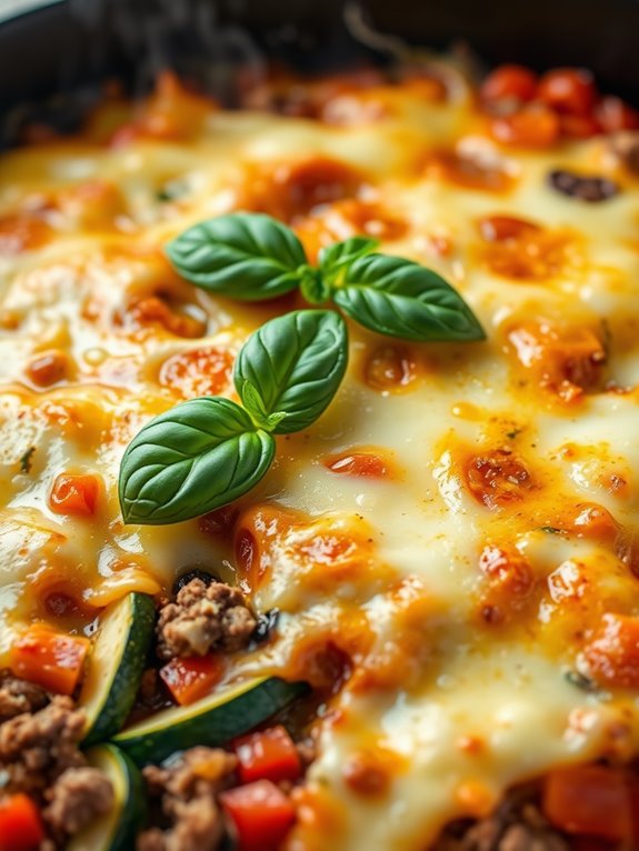 zucchini beef skillet casserole