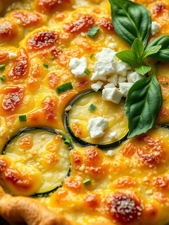 zucchini feta quiche recipe